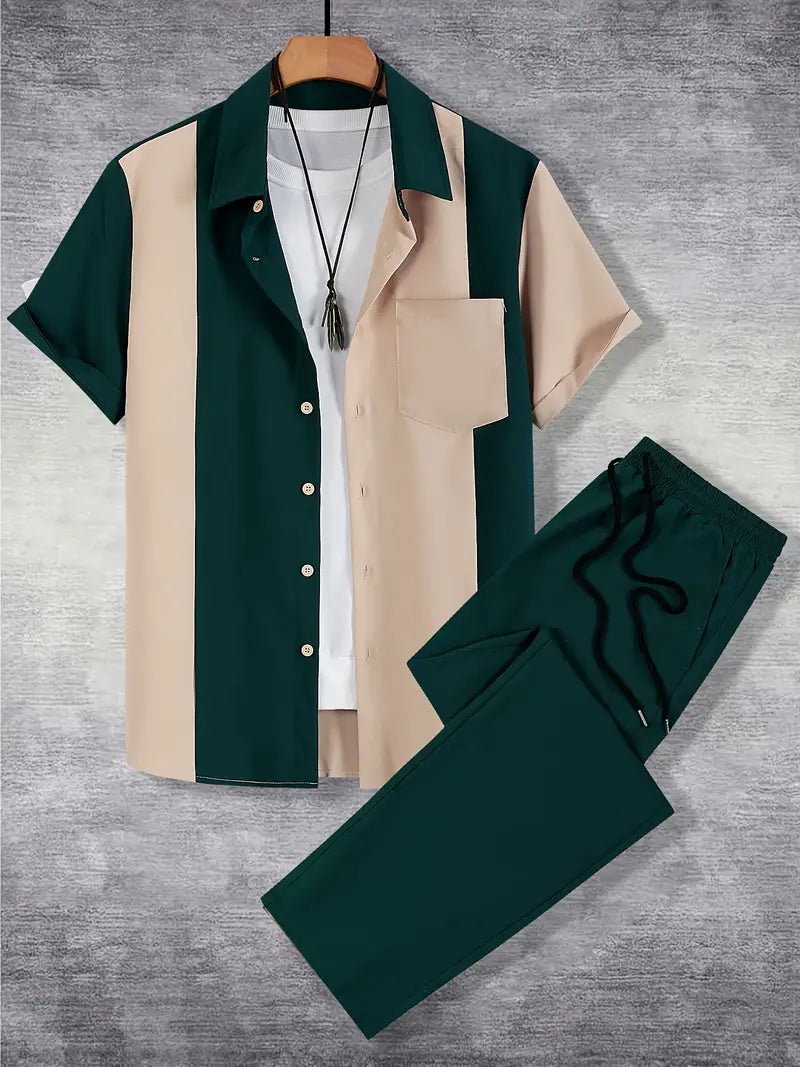 Men's Spring/Summer Two-Piece Set