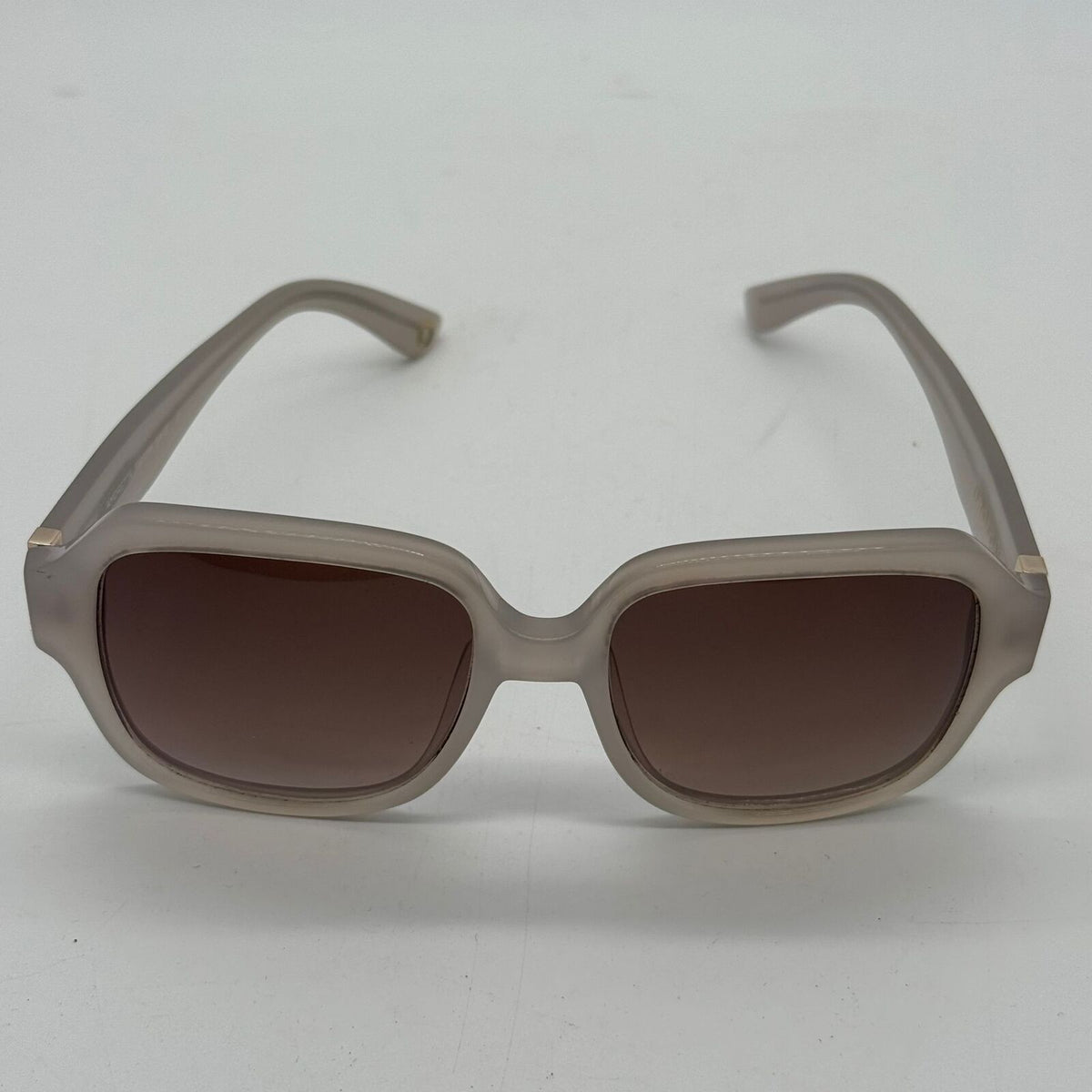 Ladies Sunglasses Beige Brown Lenses