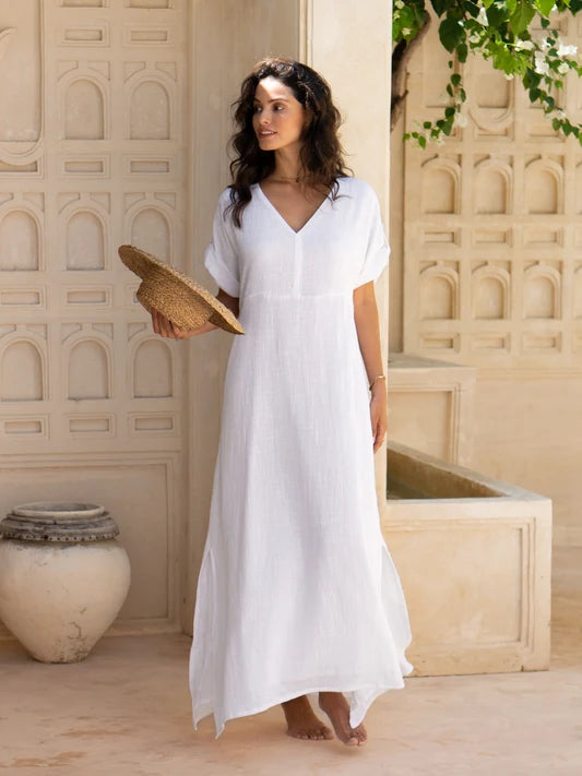 Cotton Dress White