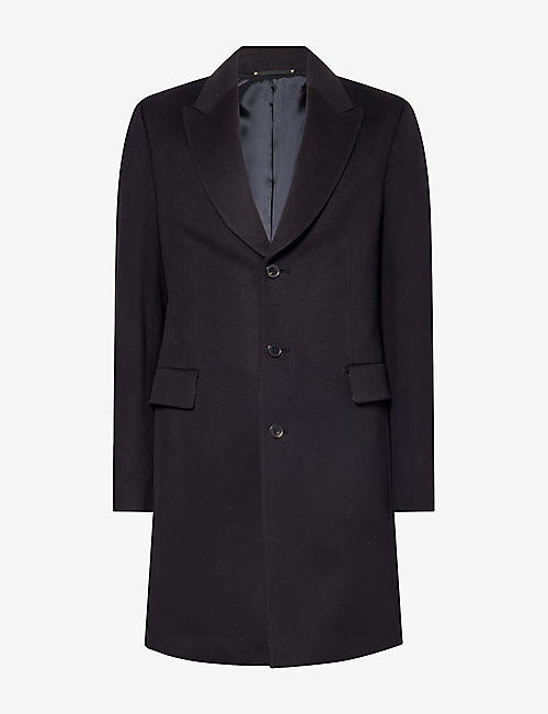 Single-Breasted Wool Overcoat