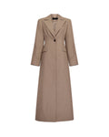 Woman's TAILORED COAT TAN