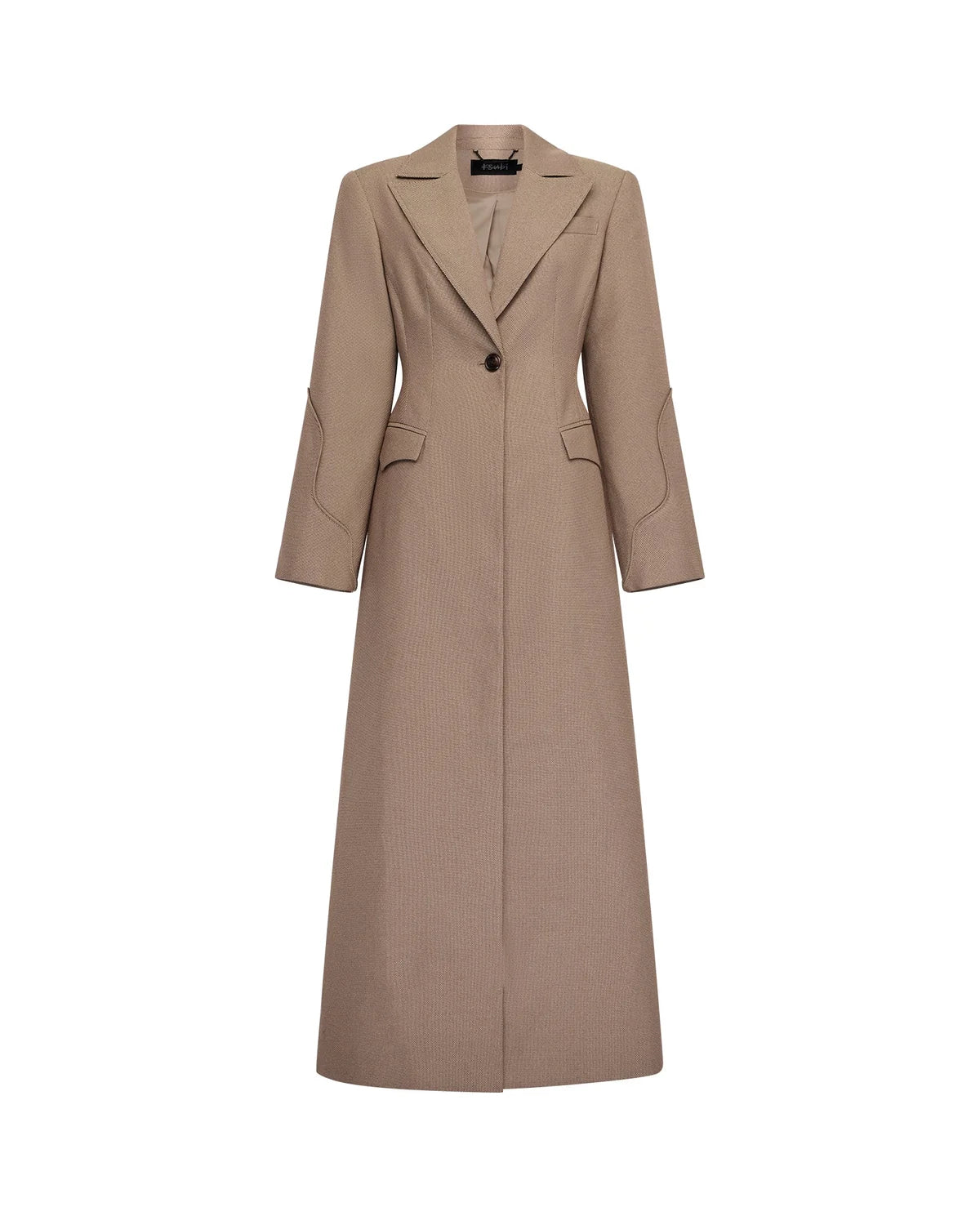 Woman's TAILORED COAT TAN