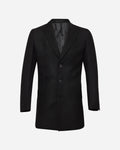 LAPEL COAT BLACK